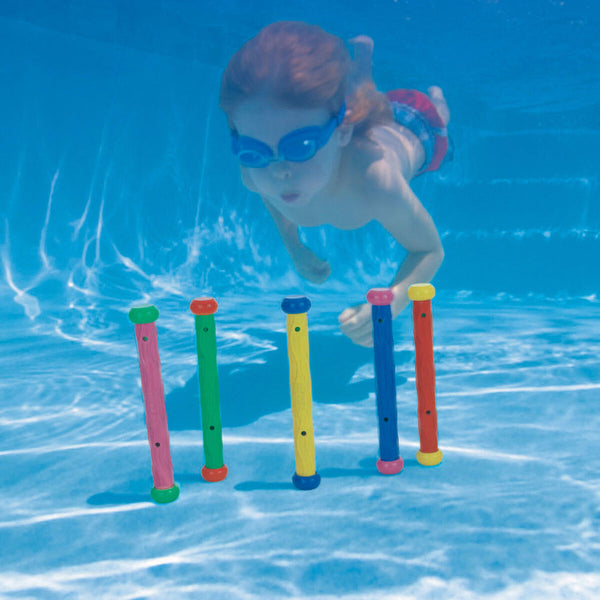 Giocattolo sommergibile per Immersione Stick Intex Fun Sticks 5 Pezzi