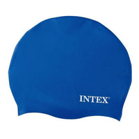 Cuffia da Nuoto Intex 55991 Silicone Nero Azzurro Bianco + 8 Anni