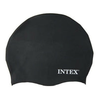 Cuffia da Nuoto Intex 55991 Silicone Nero Azzurro Bianco + 8 Anni