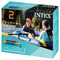 Barca Gonfiabile Intex Challenger 2         Azzurro 236 x 41 x 114 cm  