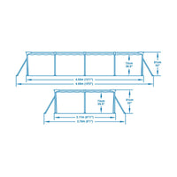 Piscina Smontabile Bestway 56405cb (400 x 211 x 81 cm)