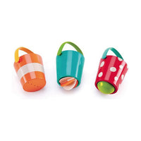 Set di cubi Hape Happy Buckets with holes 20 x 24 x 12 cm