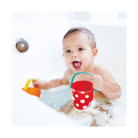 Set di cubi Hape Happy Buckets with holes 20 x 24 x 12 cm