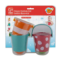 Set di cubi Hape Happy Buckets with holes 20 x 24 x 12 cm