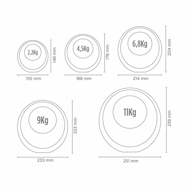 Kugelhantel Xiaomi FED 2,2 kg