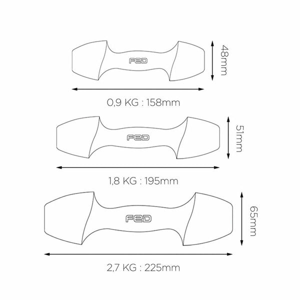 Manubri Xiaomi FED 0,9 kg