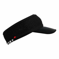 Visiera Compressport Spiderweb Headband On/Off Nero