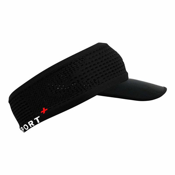 Visiera Compressport Spiderweb Headband On/Off Nero