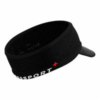 Visiera Compressport Spiderweb Headband On/Off Nero