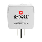 Adattatore di Corrente Skross 1500281 USB x 2 Europeo Stati Uniti