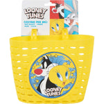 Cestino per Bicicletta per Bambini Looney Tunes CZ10960 Giallo