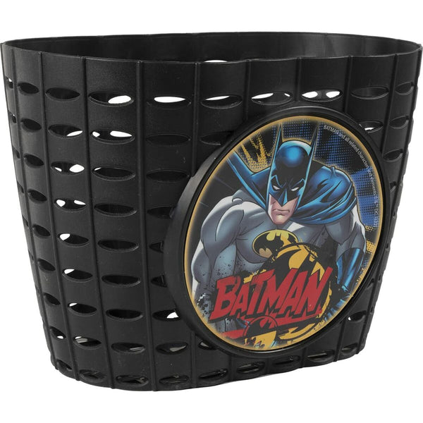 Cestino per Bicicletta per Bambini Batman CZ10961 Nero/Giallo