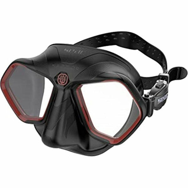 Maschera da immersione Seac Raptor Taglia unica Nero