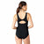 Costume da Bagno Donna Aquarapid Intero Nero