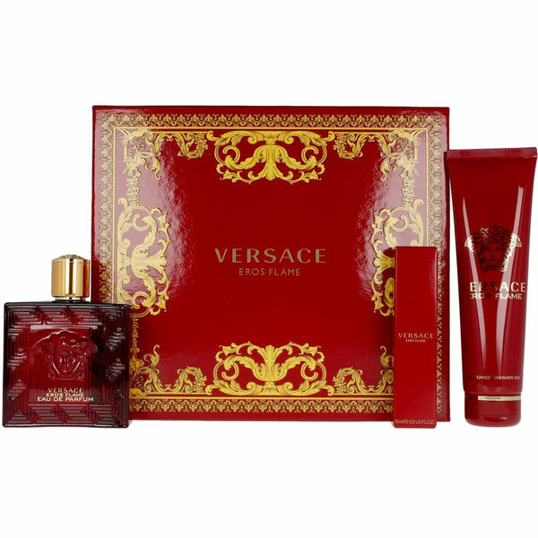 Cofanetto Profumo Uomo Versace Eros Flame 3 Pezzi