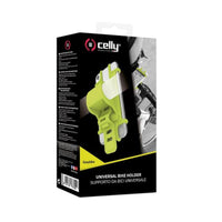 Portacellulare per Bicicletta Celly EASYBIKEGN. Nero Verde Silicone Plastica