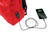 Rucksack mit Power Bank und Fach für Tablet und Laptop Celly FUNKYBACKRD Rot