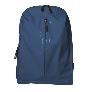 Rucksack mit Power Bank und Fach für Tablet und Laptop Celly FUNKYBACKBL Blau Dunkelblau