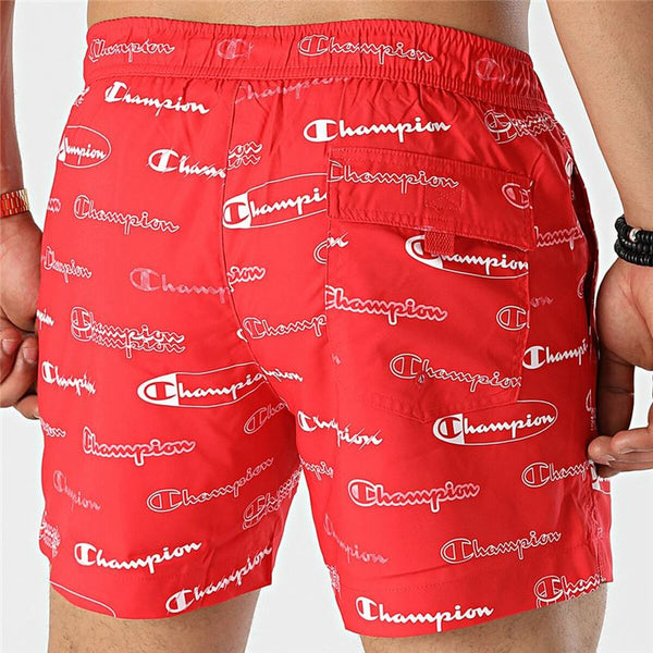 Costume da Bagno Uomo Champion Beachshort Rosso