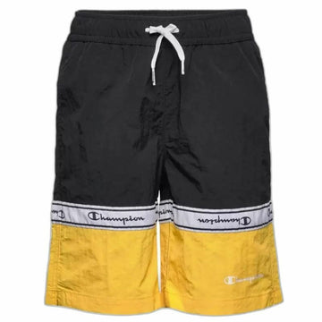 Costume da Bagno Bambino Champion Beachshort Giallo Nero