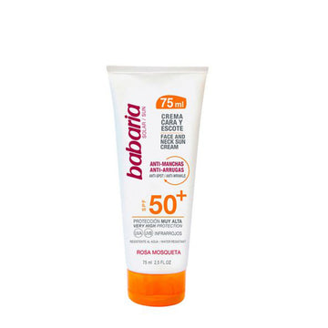 Fluido Solare Antimacchie Cara & Escote Babaria Solar Escote SPF 50+ (75 ml) 75 ml SPF 50+