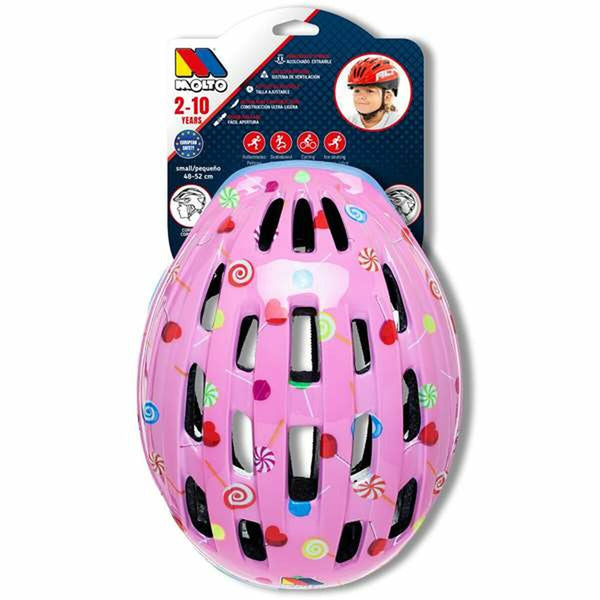 Casco da Ciclismo per Bambini Moltó Rosa 48-53 cm