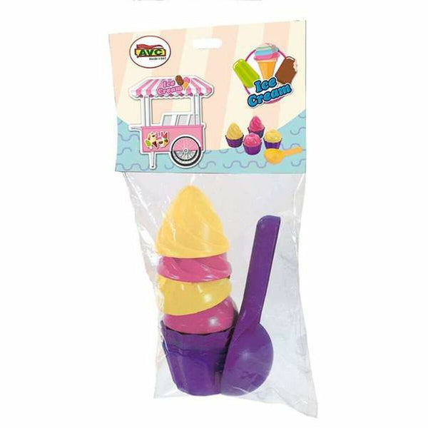 Teglia per Muffin AVC Spiaggia Plastica 9 Pezzi