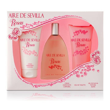 Cofanetto Profumo Donna Agua Rosas Aire Sevilla (3 pcs) (3 pcs)