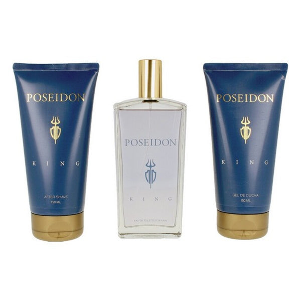 Cofanetto Profumo Uomo The King Poseidon EDT (3 pcs) (3 pcs)