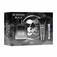 Set mit Herrenparfüm Pacha Ibiza Be Insane Black Men 3 Stücke