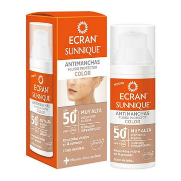 Anti-Sonnenfleckenfluid ECRAN SUNNIQUE COLOR Ecran Spf 50+ (50 ml) 50+ (50 ml)