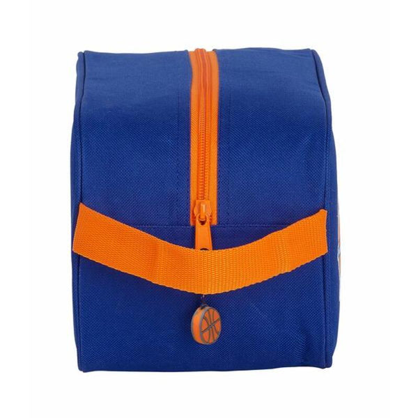 Scarpiera da Viaggio Valencia Basket Azzurro Arancio (29 x 15 x 14 cm)