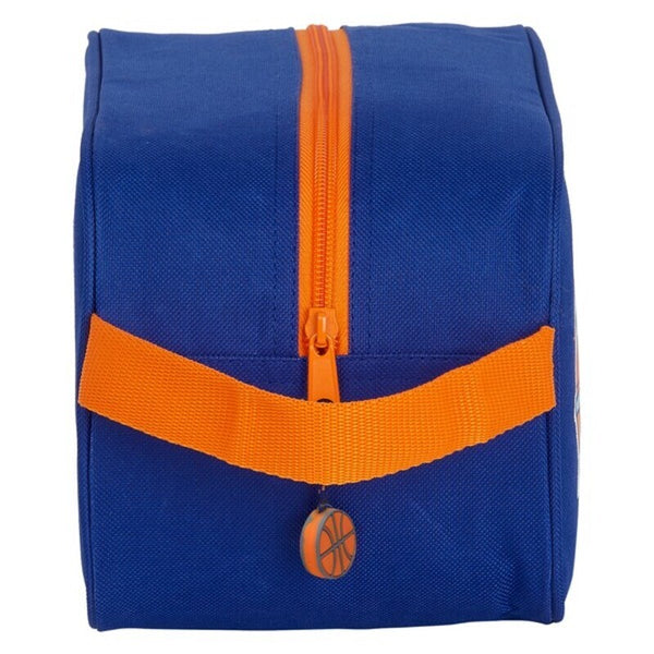 Scarpiera da Viaggio Valencia Basket Azzurro Arancio (29 x 15 x 14 cm)