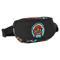 Marsupio Safta Surf Camp Nero Arancio Azzurro Chiaro (23 x 14 x 9 cm)