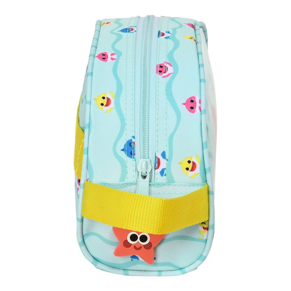 Necessaire per Bambini Baby Shark Beach day Giallo Azzurro Chiaro (26 x 16 x 9 cm)