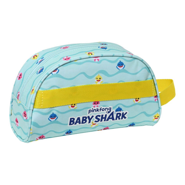 Necessaire per Bambini Baby Shark Beach day Giallo Azzurro Chiaro (26 x 16 x 9 cm)