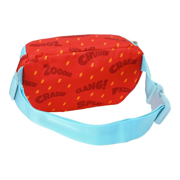 Marsupio SuperThings Kazoom Kids Rosso Azzurro Chiaro (23 x 14 x 9 cm)