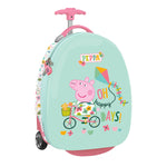 Trolley da Cabina Peppa Pig Cosy Corner Azzurro Chiaro 16'' (28 x 43 x 23 cm)