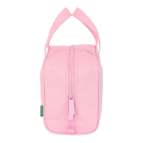 Necessaire per la Scuola Benetton Vichy Rosa (31 x 14 x 19 cm)