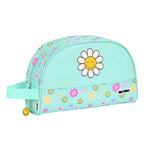 Necessaire per la Scuola Smiley Summer fun Turchese (28 x 18 x 10 cm)