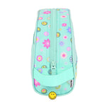 Necessaire per la Scuola Smiley Summer fun Turchese (28 x 18 x 10 cm)