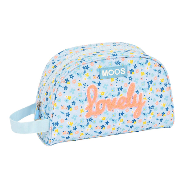 Necessaire per la Scuola Moos Lovely Azzurro Chiaro (28 x 18 x 10 cm)