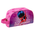 Necessaire per la Scuola Lady Bug Fucsia (26 x 16 x 9 cm)