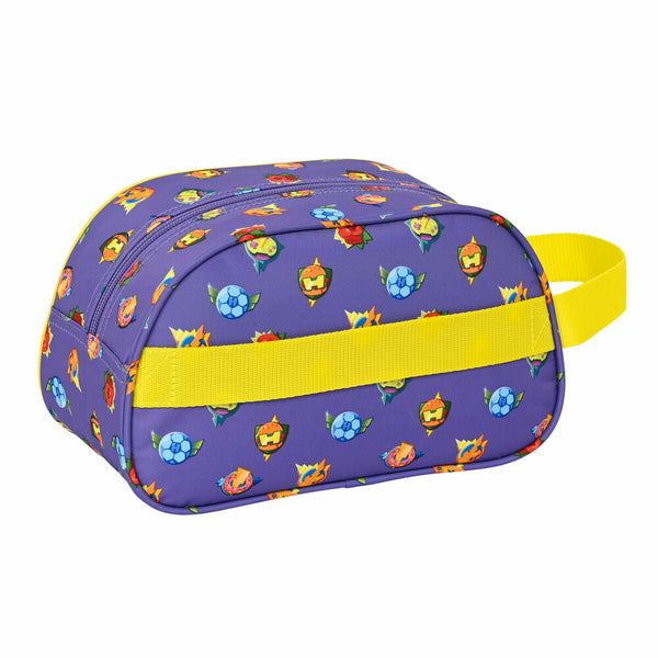 Necessaire per la Scuola SuperThings Guardians of Kazoom Viola Giallo (26 x 15 x 12 cm)