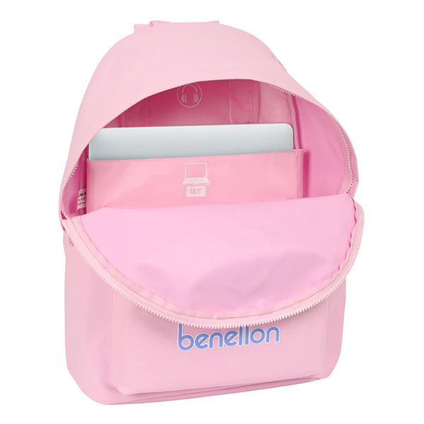 Zaino per Portatile Benetton  benetton  Rosa 31 x 41 x 16 cm