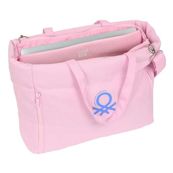 Valigetta per Portatile Benetton Pink Rosa chiaro (54 x 31 x 17 cm)