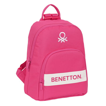 Zaino Casual Benetton Raspberry Fucsia 13 L