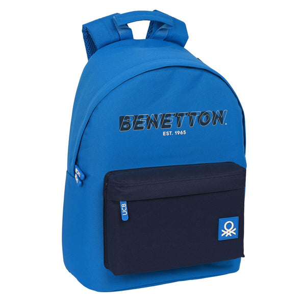 Zaino per Portatile Benetton  benetton  Azzurro (31 x 41 x 16 cm)