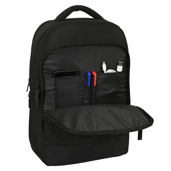 Laptop- und Tablet-Rucksack mit USB-Anschluss Marvel Schwarz