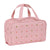 Necessaire per la Scuola Glow Lab Hearts Rosa (31 x 14 x 19 cm)